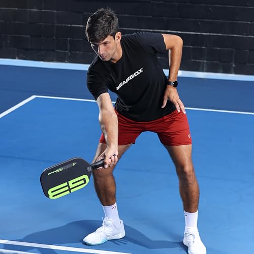 Gearbox G3 Powerband Pickleball Paddle – Elongated Shape, 16mm Core – Carbon Fiber Face, UniFrame Molded Design – Textured Surface for Spin – Lightweight 8 oz – Soft Feel and Controllable Power
