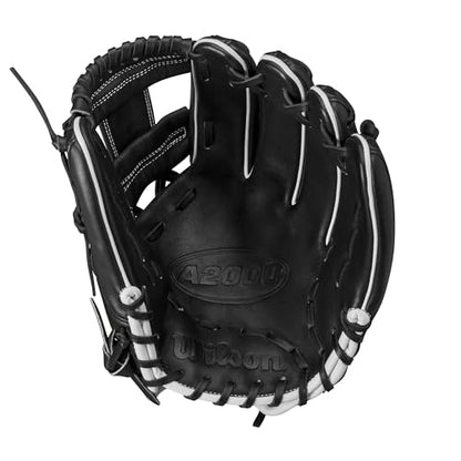 Wilson 2024 Classics Series A2000 Baseball Gloves - color: Black/Yellow/Grey, size: Infield - 11.5"