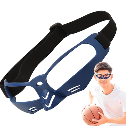 LESSO Basketball Dribbling Goggles Protective Sports Training Glasses for Adults Basketball Players - color: Blue