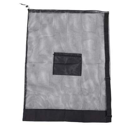 Estink Sports Ball Net Bag PU Basketball Net Bag Holds Balls Portable Gear Carrier with Open Mesh Access for Practice Game Days Teams Schools