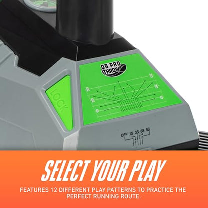Nerf QB Pro Foam Football Passer - Mini Ball Launcher for Kids Practice + Games - Fun Youth Outdoor Football Passer - 8.5" Foam Ball Included