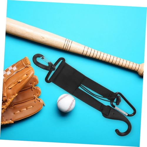Abaodam Baseball Bat Organizer with Glove Clips Durable Fence Bag for Softball Gear Storage Water Bottle Hook Portable Camping Accessory Holder for Sports Equipment