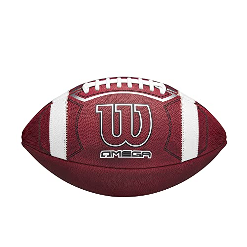 WILSON Omega Official College Football - Official Size, Brown