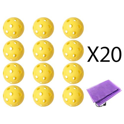GSE Games & Sports Expert Practice Baseballs, Plastic Baseballs Training, Hollow Airflow Softballs for Pitching, Batting, Catching for All Skill Levels (Several Styles Available) - color: Yellow, style: 240-PACK