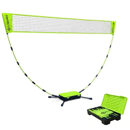 Portable Badminton Net (Green, 9X5 Ft)