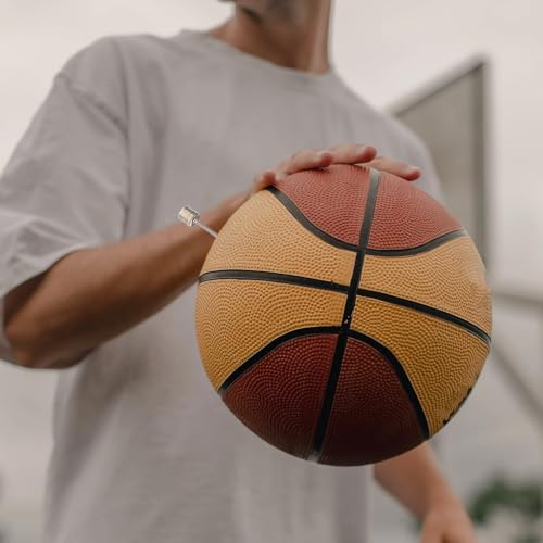 Outanaya 40pcs Basketball Inflation Needles and Air Pump Needles Set, Metal and Plastic Ball Pins for Basketball Soccer Football Pump Replacement, Suitable for Sports Ball Inflation