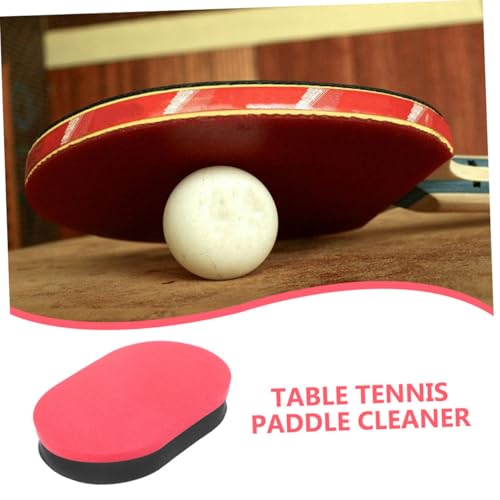 GALPADA 2pcs Efficient Cleaning Table Tennis Racket Pong Paddle Eraser Portable Wipe Tool Long-Lasting Paddle Protection Sports Equipment Cleaner