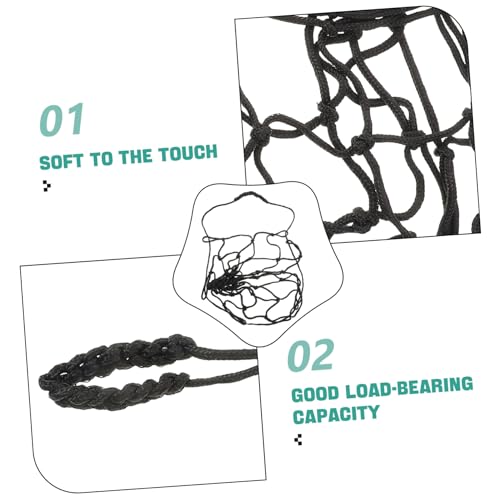 GALPADA Football Juggling Trainer Net Adjustable Soccer Training Equipment for Youth Black Football Kick Throw Practice Aid Easy Storage Portability