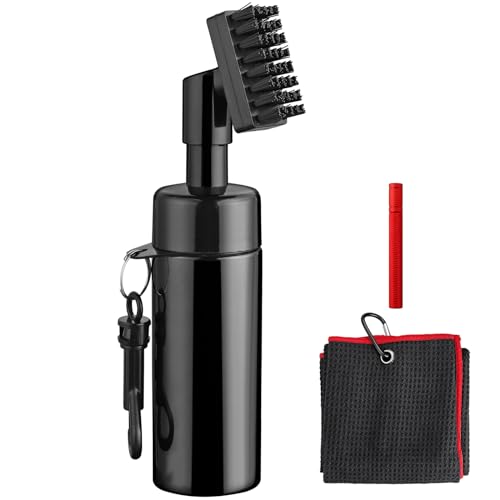 Golf Club Brush Cleaning Kit, Golf Towel, Golf Club Accessories