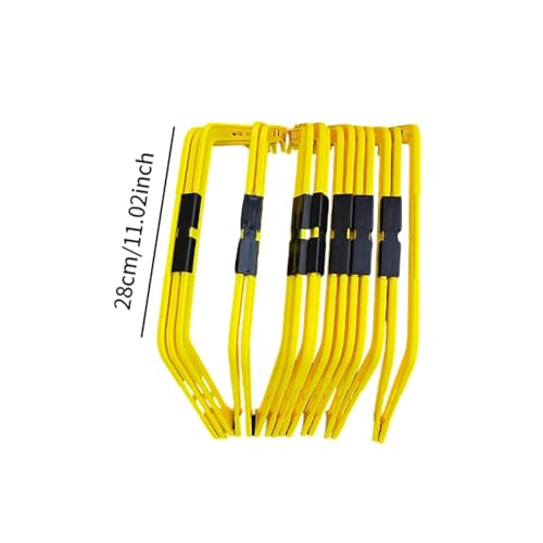 Agility Ladder Soccer Agility Ladder Training Equipment Football Speed Ladder Footwork Ladder PP Construction Suitable for Athletes Gym Workouts