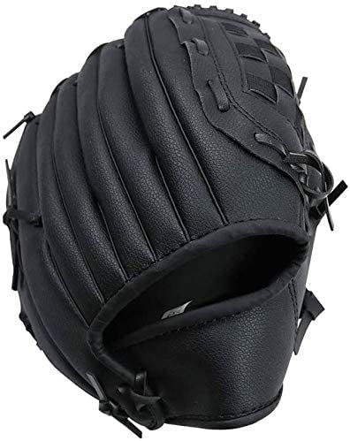 Baseball Gloves, Softball Gloves, Catcher Gloves,Suitable for Youth/Adult and Beginner Outdoor Sports Training[Right Hand Throw] - color: Back, size: 9.5