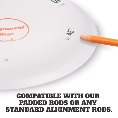 WHYGOLF Alignment Discs & Padded Golf Alignment Rods – Versatile Golf Training Aid for Swing Plane, Path, Posture & Setup – Easily Adjust Angles for Better Accuracy - style: Discs & Rods Bundle
