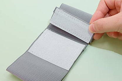 ONLYKXY 3PCS Captain Armbands 7x32.5CM/2.75x12.79inch Adjustable Leader Armband Team Sport Armband for Soccer Basketball Volleyball School Team Competition Coach Players Wrist Arm Bands - color: Grey