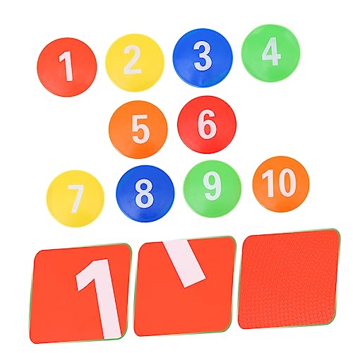 1set Football Training Markers Multi Dishes for Soccer Basketball and Sports Drills Carry Bag Includes Numbers Portable Bag