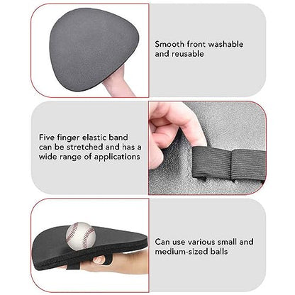 Baseball Catcher Training Glove, Foam Infield Practice Glove for Receiving Drills, Lightweight Soft Hand Trainer with Breathable Foam Material for Kids Teens Adults