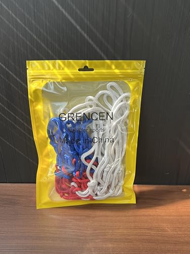 GRENCEN Nets for Sports, Basketball Net Outdoor,12 Loops Professional Heavy Duty Basketball Net Replacement