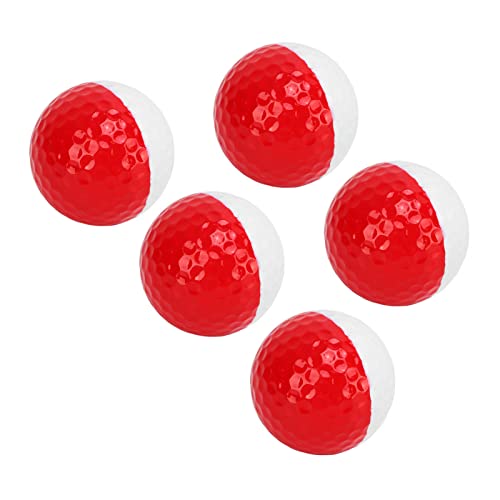 5pcs Golf Practice Ball - 2 Color Golf Putting Practice Ball, for Indoor Outdoor Use(B) - color: B