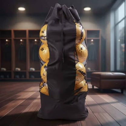 Ball Storage Bag Thickened Basketball Storage Bag Canvas Material Soccer Ball Carrier for Athletes, Coaches, Training, Gym