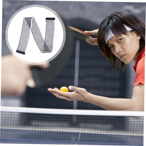 Portable Table Tennis Net Lightweight Foldable Cotton-Polyester Mesh for Use Secure Tight Design Fits Standard Tables Easy Setup