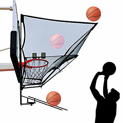 Basketball Shot Returner, Basketball Shooting Rebounder for Hoop, Basketball Return Net Attachment
