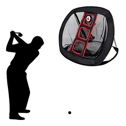 Golf Chipping net | Pop Up Golf Chipping Net | Indoor/Outdoor Golf Hitting net for Accuracy and Swing Practice