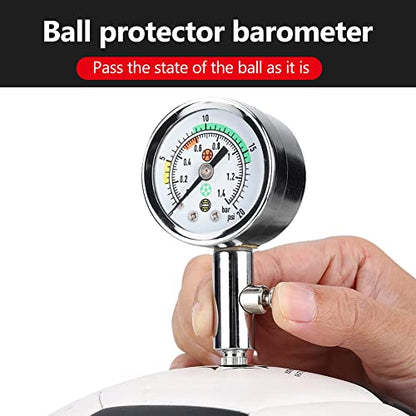 RiToEasysports Ball Pressure Gauge, Portable Pump Pressure Gauge for for Netball Football Soccer Basketball Volleyball Ball Pressure Gauge Ball Pressure Gauge