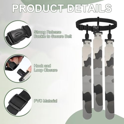 Flag Football Set, Adjustable Flag Football Belt - color: Camouflage Gray