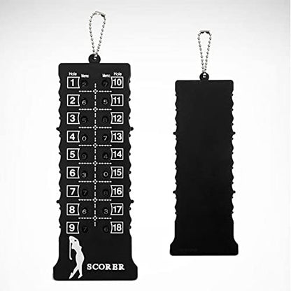 2 Pcs 18 Hole Golf Stroke Counter Golf Score Counter Scoreboard Training Practice Competition Accessory