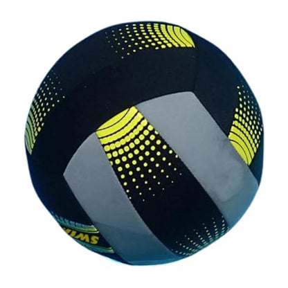 SWIMLINE Neoprene Pool & Beach Accessory for Active Group Play, Backyard Games, and Water Sports – Waterproof Soft Volleyball, Black & Yellow, 8.5" - style: Neoprene Pool Volleyball