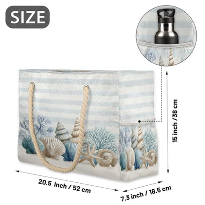 Beach Bag Waterproof Sand-proof Canvas Tote Lightweight Shoulder Bag Suitable for Family outdoor travel - color: C7