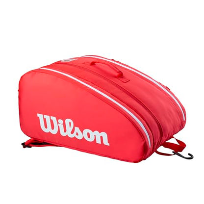 WILSON Super Tour Red Pickleball Bag - Red/White
