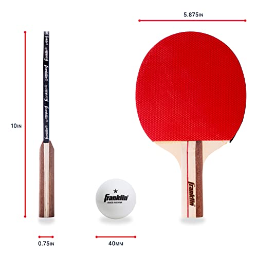 Franklin Sports Ping Pong Paddle Set with Balls - 2 Player & 4 Player Table Tennis Paddle Kit - Full Ping Pong Starter Kit - style: 4 Player Set