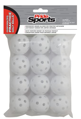 PrideSports PrideSports Practice Golf Balls, 12 Count