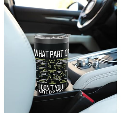 Pickleball Strategy Diagram Funny Sports Stainless Steel Insulated Tumbler