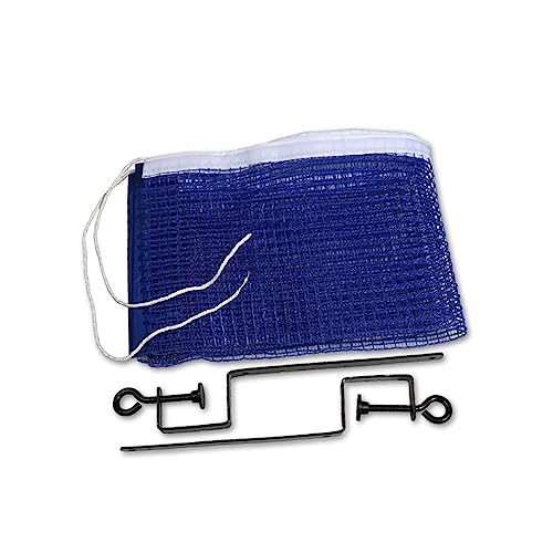 YARNOW Pong Net Rack Accessory Table Tennis Post and Net Compact Mesh Set Easy to Use for Boys and Girls and Adults