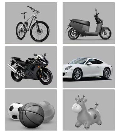 Foot Twin Cylinder Air Pump, Bike Floor Pumps, Air Pump for Ball, for Bicycle Motorbike & Inflatable Bed Pillow & Swimming Items