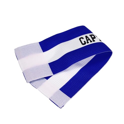 YOKIVE Captain Armband, Nylon Protective Arm Badge, Adjustable Flexibility, Great for Team Training Competitions - color: Blue