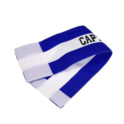 YOKIVE Captain Armband, Nylon Protective Arm Badge, Adjustable Flexibility, Great for Team Training Competitions - color: Blue