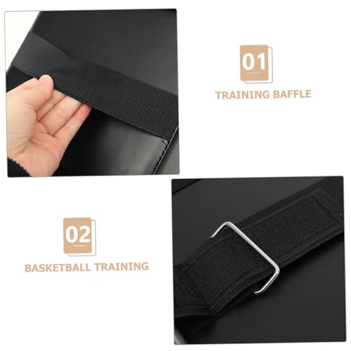 Toyvian 2Pcs Comfortable Basketball Blocking Pad Multi Function Training Equipment for Youth Enhance Defensive Skills Reflexes Hand Eye Coordination