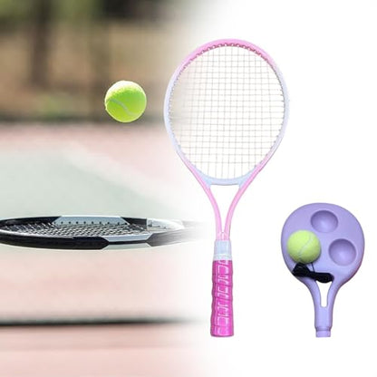 Colaxi Tennis Trainer Ball Tennis Racket 21 inch Practical for Beginners Tennis er Set for Park Indoor Outdoor Garden