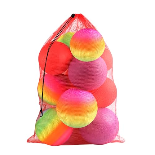 GSE Games & Sports Expert 24x36/30x40 X-Large Mesh Sports Equipment Drawstring Bag for Soccers, Basketballs, Footballs
