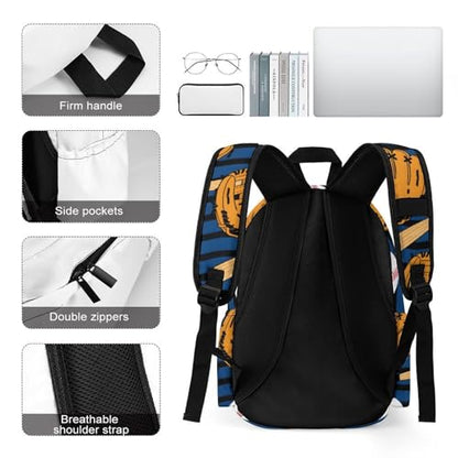 Baseball Glove Bat Ball Travel Backpack Lightweight with Multi Compartment Laptop Bagpack for Women Men Hiking Work