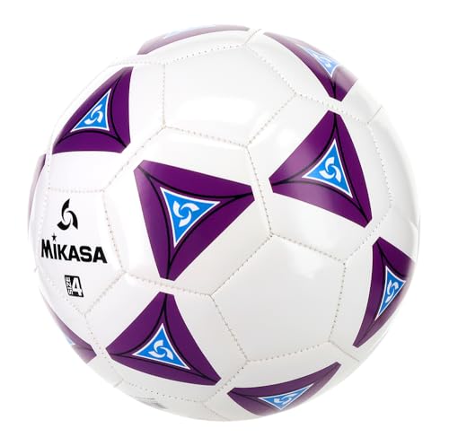 Mikasa Serious Soccer Ball - color: Purple/white, size: 4