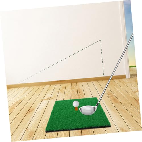 GANAZONO Portable Golf Training Aid Mat Grass Practice Turf for Indoor Outdoor Swing and Short-Range Shot Accuracy Improvement