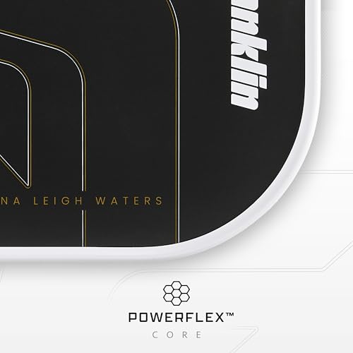 Franklin Sports PRO Pickleball Paddles – C45 Carbon Fiber Series - Official USAP + UPA Approved – Pro Player Design - color: ALW Aurelius | White, size: 14 mm