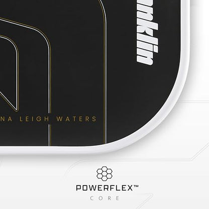 Franklin Sports PRO Pickleball Paddles – C45 Carbon Fiber Series - Official USAP + UPA Approved – Pro Player Design - color: ALW Aurelius | White, size: 14 mm
