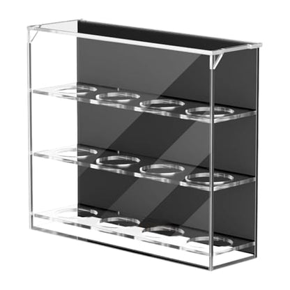 Golf Ball Display Case 12 Holes Storage Decorative Office Modern Cabinet Shelf Golf Pingpong Ball Holder