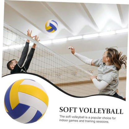 GANAZONO Indoor Soft Volleyball for Training and Standard Construction Enhanced Grip for Superior Control for Sports Examination and Practice
