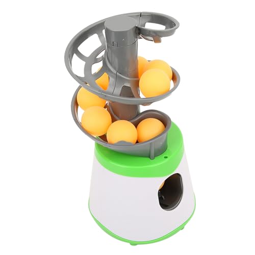 Table Tennis Robot, Portable Automatic Pingpong Ball Launchers, Table Tennis Trainer with 10 Balls for Beginners, Kids, Home Training and Entertainment