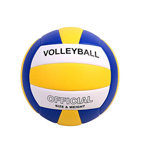 Official Size 5 Volleyball, Soft Indoor Outdoor Volleyball for Game Gym Training Beach Play